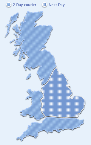 Molan UK Delivery Zones