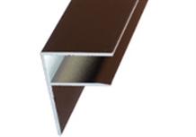 Aluminium "F" Section Edge Profile